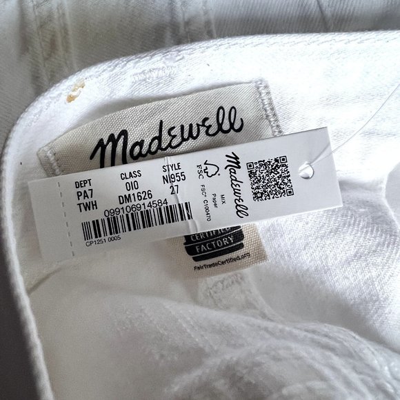 Madewell The Slouchy Boyjean 27 NWT - Picture 10 of 12